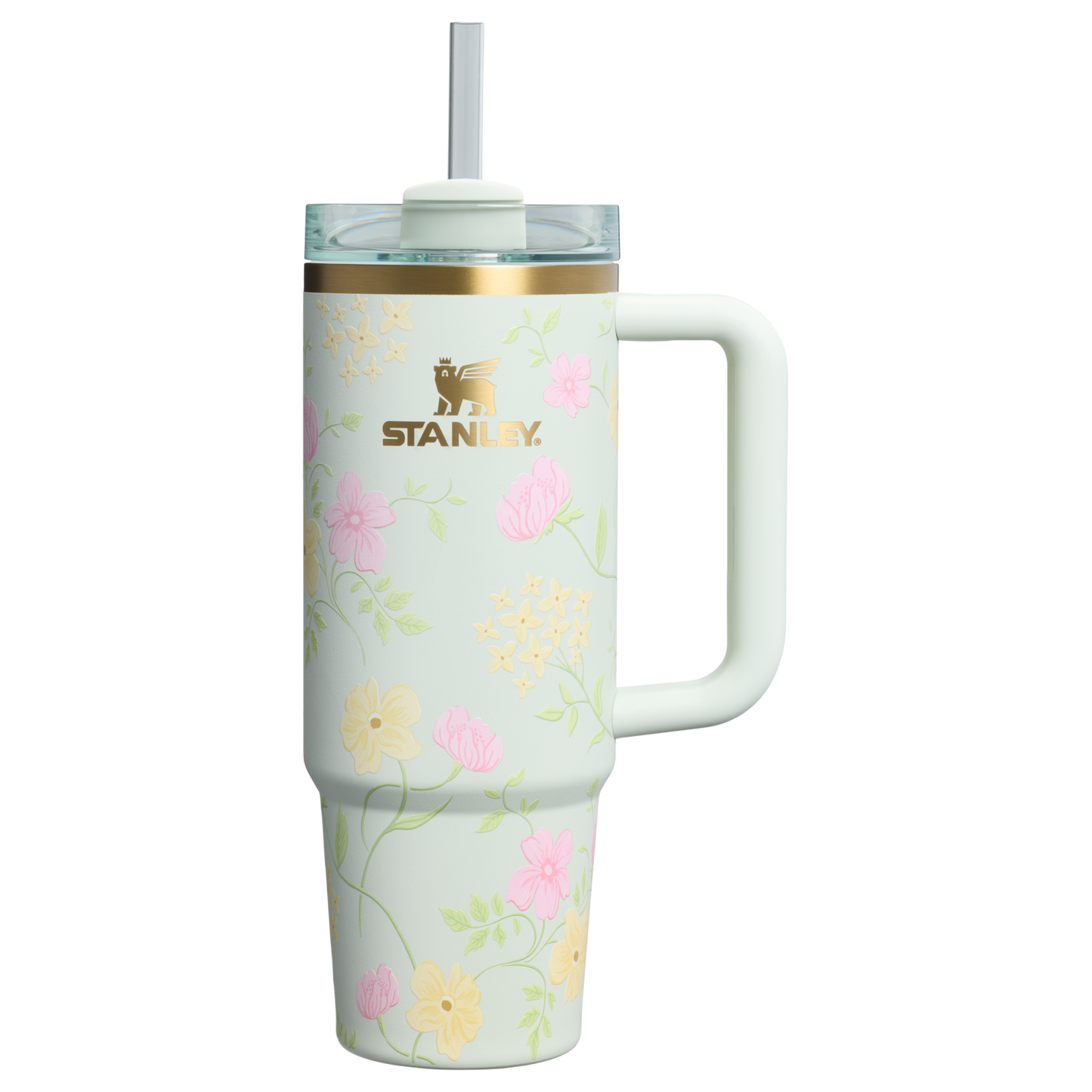 Insulated Travel The Easter Quencher H2.0 Flowstate Tumbler D257F - Premium Stainless Steel Straw Cup for All-Day Hydration - Spring Blossoms