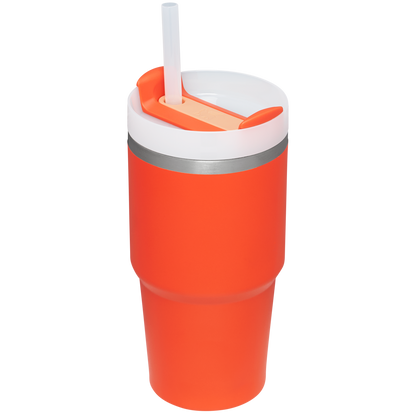 Double-Wall Vacuum The Quencher H2.0 Flowstate Tumbler D030T - Double-Wall Vacuum Insulated Travel Tumbler with Straw Detail