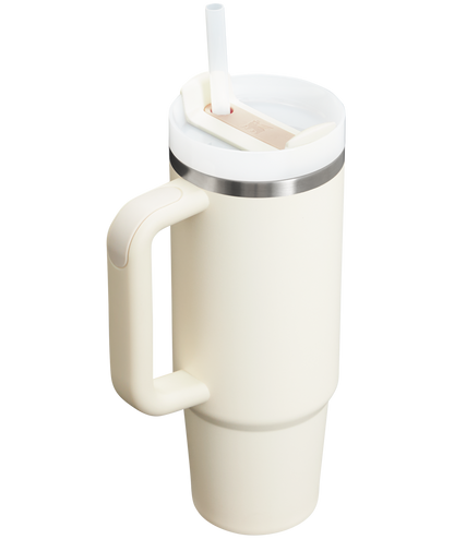 Splash-Resistant FlowState The Quencher H2.0 Flowstate Tumbler D051L - Double-Wall Vacuum Insulated Travel Tumbler with Straw Detail