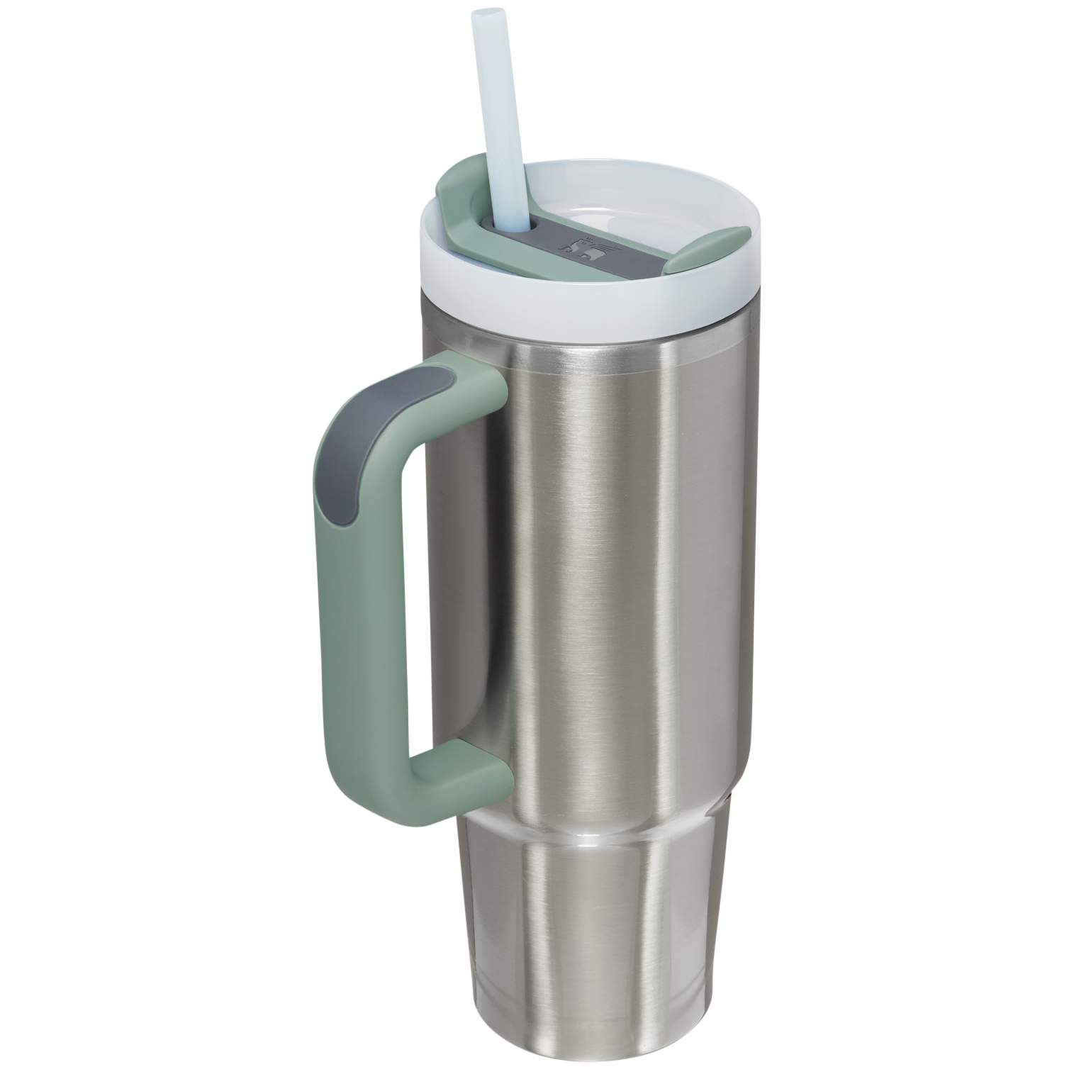 Splash-Resistant FlowState The Quencher H2.0 Flowstate Tumbler D051L - Double-Wall Vacuum Insulated Travel Tumbler with Straw Detail