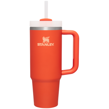 Splash-Resistant FlowState The Quencher H2.0 Flowstate Tumbler D051L - Double-Wall Vacuum Insulated Travel Tumbler with Straw Detail