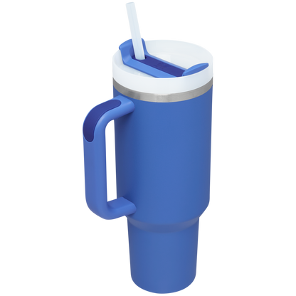 Large Capacity The Quencher H2.0 Flowstate Tumbler D050X - Double-Wall Vacuum Insulated Travel Tumbler with Straw Detail