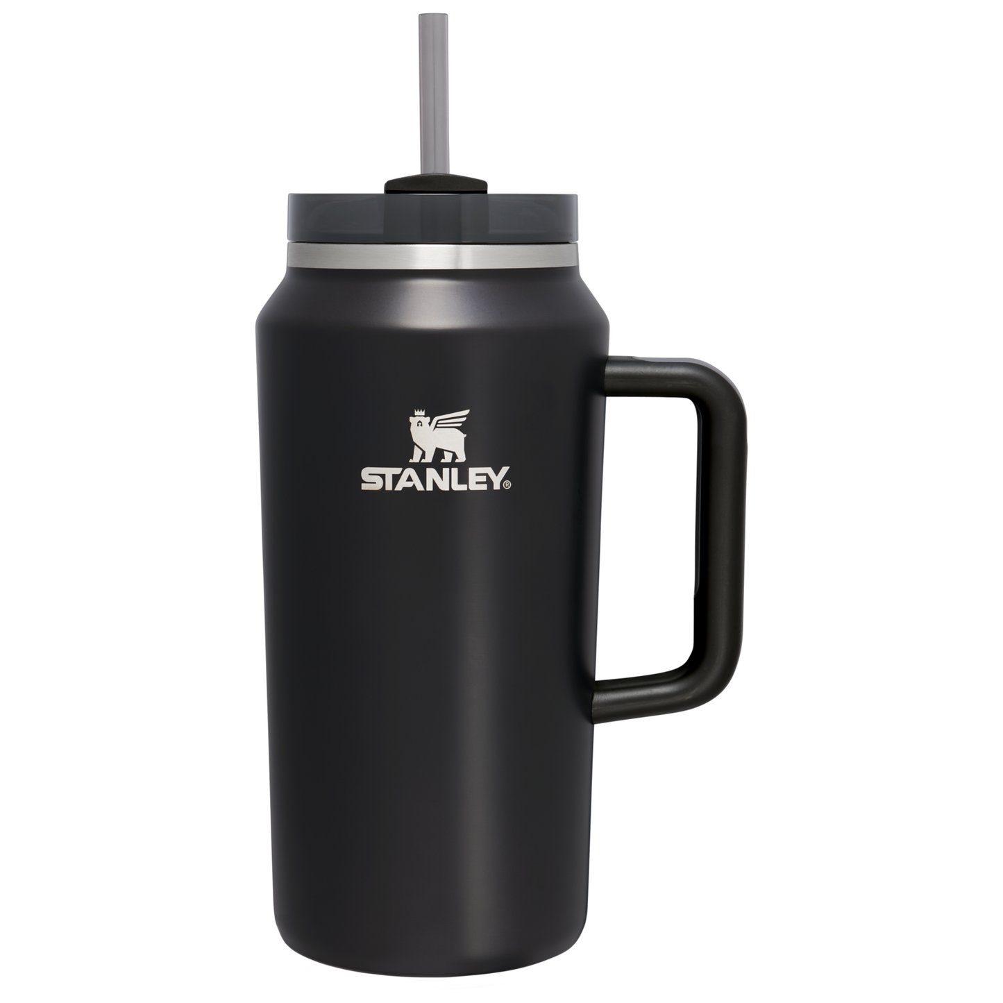 Car-Cup Friendly The Quencher H2.0 Flowstate Tumbler D033Q - Double-Wall Vacuum Insulated Travel Tumbler with Straw - Black Glow
