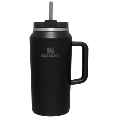 Car-Cup Friendly The Quencher H2.0 Flowstate Tumbler D033Q - Double-Wall Vacuum Insulated Travel Tumbler with Straw - Black