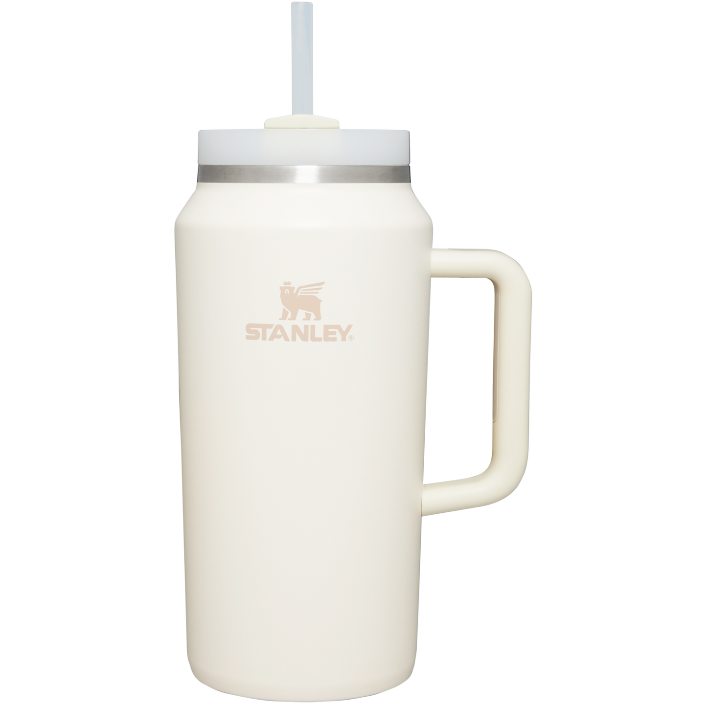 Car-Cup Friendly The Quencher H2.0 Flowstate Tumbler D365U - Double-Wall Vacuum Insulated Travel Tumbler with Straw - Cream