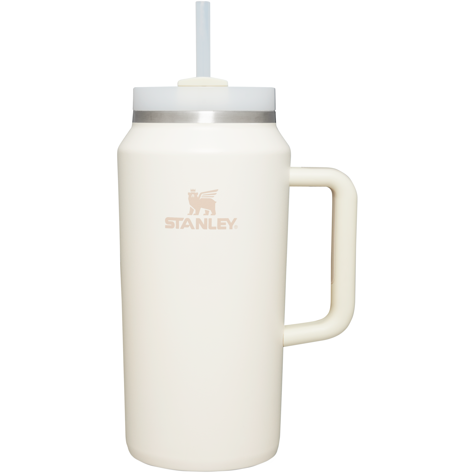 Car-Cup Friendly The Quencher H2.0 Flowstate Tumbler D365U - Double-Wall Vacuum Insulated Travel Tumbler with Straw - Cream