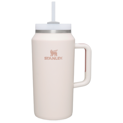 Car-Cup Friendly The Quencher H2.0 Flowstate Tumbler D033Q - Double-Wall Vacuum Insulated Travel Tumbler with Straw - Rose Quartz