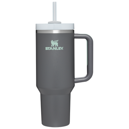 Double-Wall Vacuum The Quencher H2.0 Flowstate Tumbler  | Stanley Create D332L - Double-Wall Vacuum Insulated Travel Tumbler with Straw - Charcoal