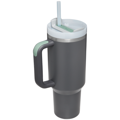 Double-Wall Vacuum The Quencher H2.0 Flowstate Tumbler  | Stanley Create D332L - Double-Wall Vacuum Insulated Travel Tumbler with Straw Detail
