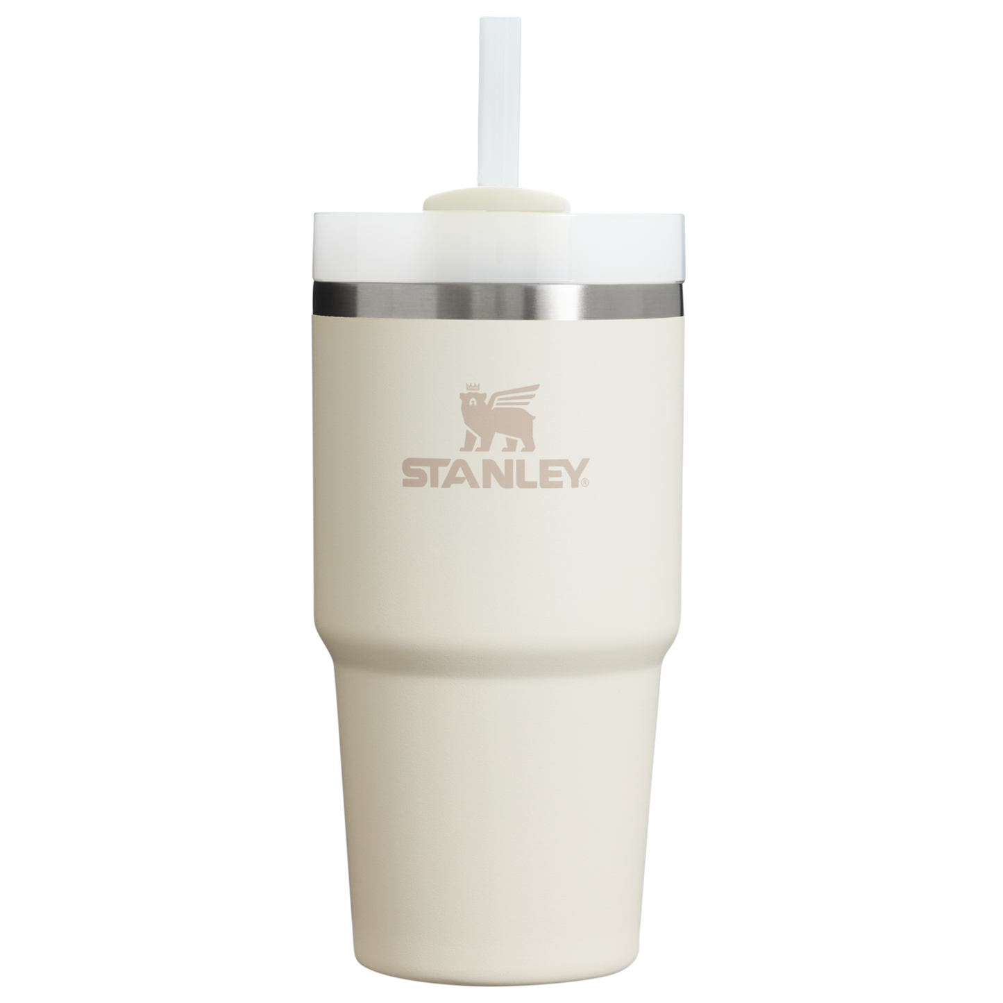 Double-Wall Vacuum The Quencher H2.0 Flowstate Tumbler D030T - Double-Wall Vacuum Insulated Travel Tumbler with Straw - Cream 2.0