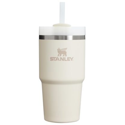 Double-Wall Vacuum The Quencher H2.0 Flowstate Tumbler D030T - Double-Wall Vacuum Insulated Travel Tumbler with Straw - Cream 2.0