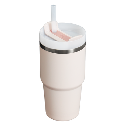Double-Wall Vacuum The Quencher H2.0 Flowstate Tumbler D030T - Double-Wall Vacuum Insulated Travel Tumbler with Straw Detail