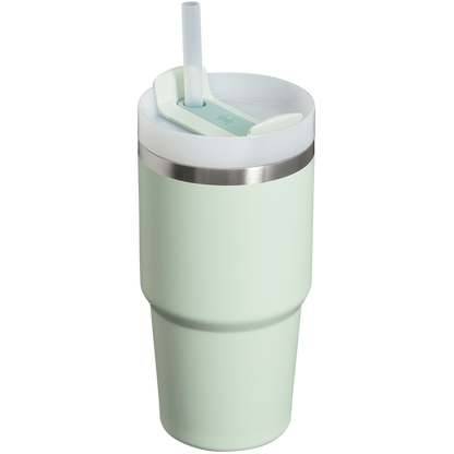 Double-Wall Vacuum The Quencher H2.0 Flowstate Tumbler D030T - Double-Wall Vacuum Insulated Travel Tumbler with Straw Detail