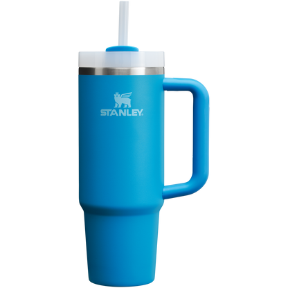 Splash-Resistant FlowState The Quencher H2.0 Flowstate Tumbler D051L - Double-Wall Vacuum Insulated Travel Tumbler with Straw Detail