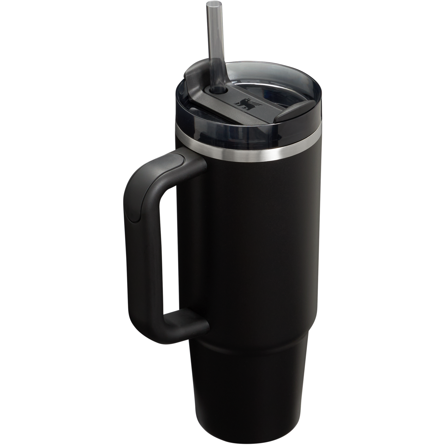 Splash-Resistant FlowState The Quencher H2.0 Flowstate Tumbler | Stanley Create D331C - Double-Wall Vacuum Insulated Travel Tumbler with Straw Detail