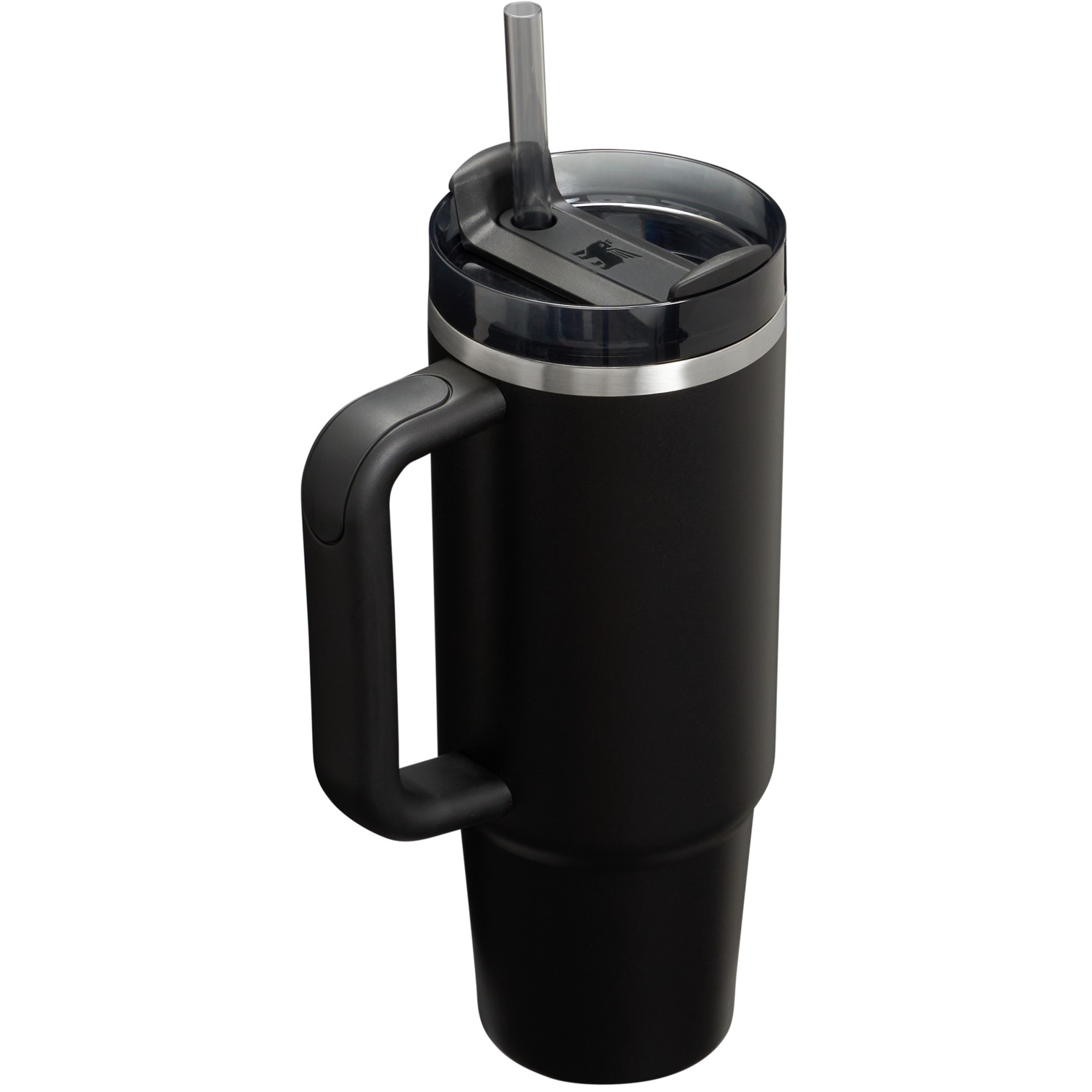 Splash-Resistant FlowState The Quencher H2.0 Flowstate Tumbler | Stanley Create D331C - Double-Wall Vacuum Insulated Travel Tumbler with Straw Detail