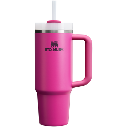 Splash-Resistant FlowState The Quencher H2.0 Flowstate Tumbler D051L - Double-Wall Vacuum Insulated Travel Tumbler with Straw Detail