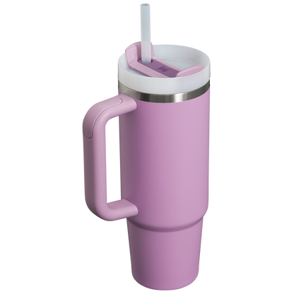 Splash-Resistant FlowState The Quencher H2.0 Flowstate Tumbler D051L - Double-Wall Vacuum Insulated Travel Tumbler with Straw Detail
