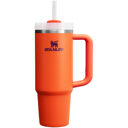 Splash-Resistant FlowState The Quencher H2.0 Flowstate Tumbler D051L - Double-Wall Vacuum Insulated Travel Tumbler with Straw Detail