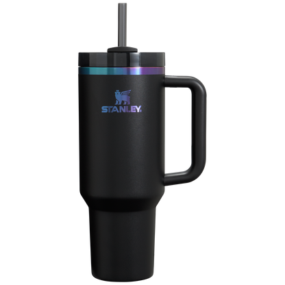 Car-Cup Friendly The Black Chroma Quencher H2.0 Flowstate Tumbler D252B - Premium Stainless Steel Straw Cup for All-Day Hydration - Default Title