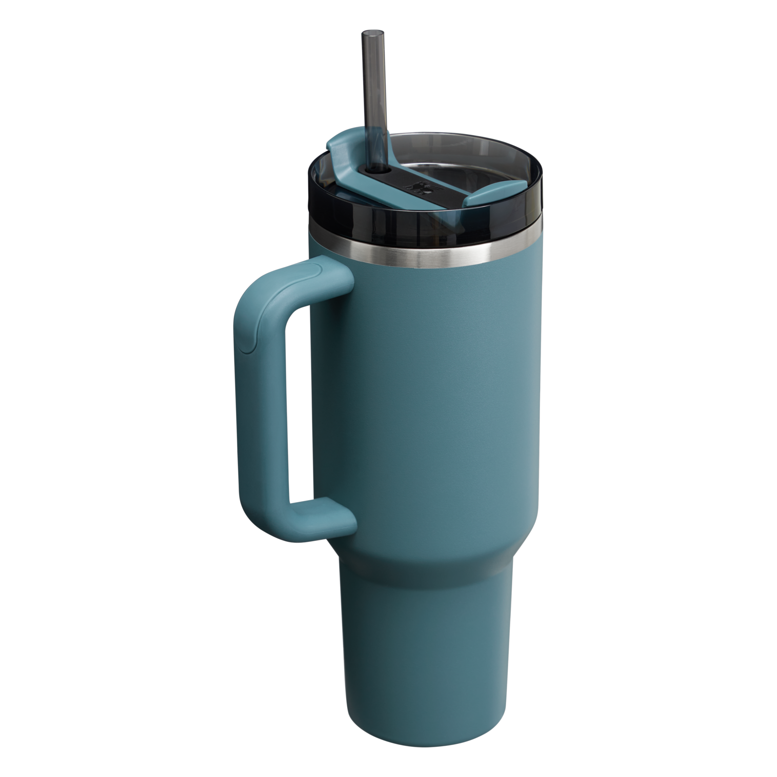 Double-Wall Vacuum The Quencher H2.0 Flowstate Tumbler  | Stanley Create D332L - Double-Wall Vacuum Insulated Travel Tumbler with Straw Detail