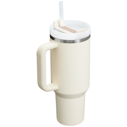 Double-Wall Vacuum The Quencher H2.0 Flowstate Tumbler  | Stanley Create D332L - Double-Wall Vacuum Insulated Travel Tumbler with Straw Detail