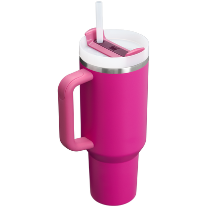 Double-Wall Vacuum The Quencher H2.0 Flowstate Tumbler  | Stanley Create D332L - Double-Wall Vacuum Insulated Travel Tumbler with Straw Detail