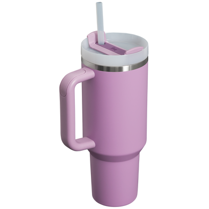 Double-Wall Vacuum The Quencher H2.0 Flowstate Tumbler  | Stanley Create D332L - Double-Wall Vacuum Insulated Travel Tumbler with Straw Detail