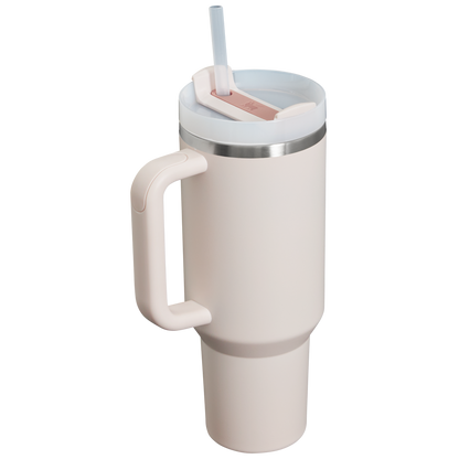 Large Capacity The Quencher H2.0 Flowstate Tumbler D050X - Double-Wall Vacuum Insulated Travel Tumbler with Straw Detail