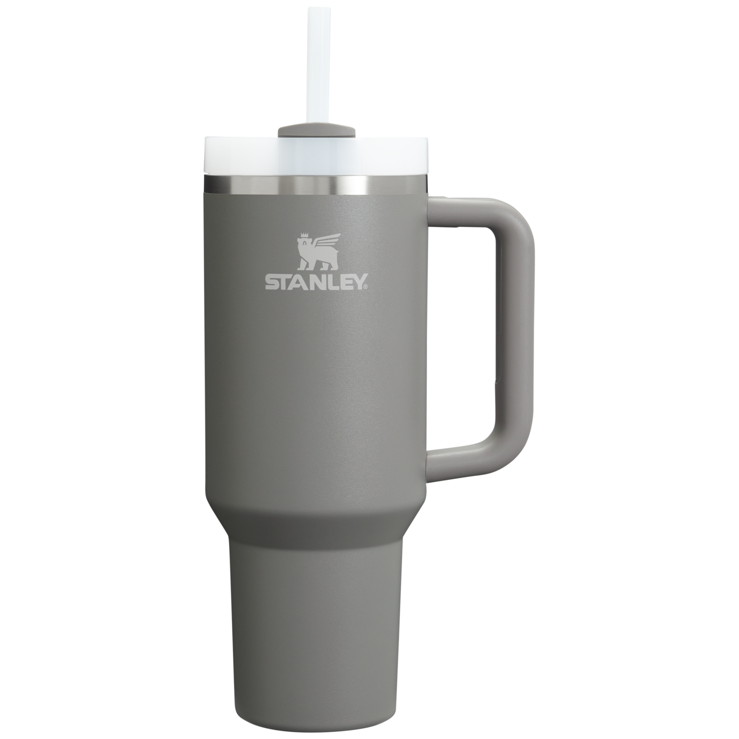 Large Capacity The Quencher H2.0 Flowstate Tumbler D050X - Double-Wall Vacuum Insulated Travel Tumbler with Straw - Stone
