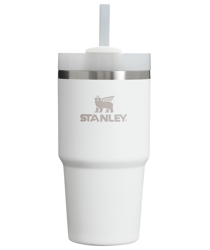 Large Capacity The Quencher H2.0 Flowstate Tumbler  | Stanley Create D329E - Premium Stainless Steel Straw Cup for All-Day Hydration - Frost