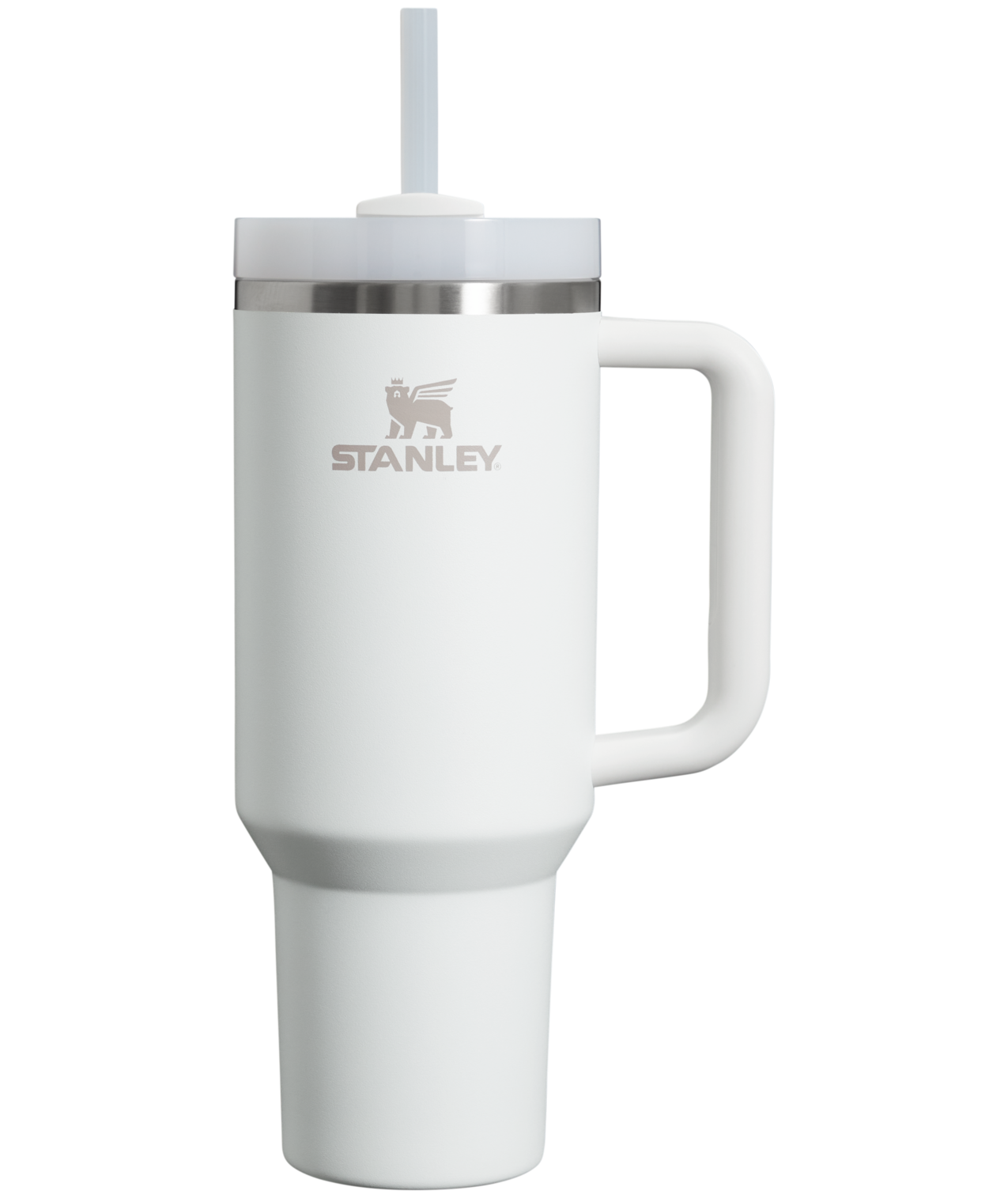 Double-Wall Vacuum The Quencher H2.0 Flowstate Tumbler  | Stanley Create D332L - Double-Wall Vacuum Insulated Travel Tumbler with Straw - Frost