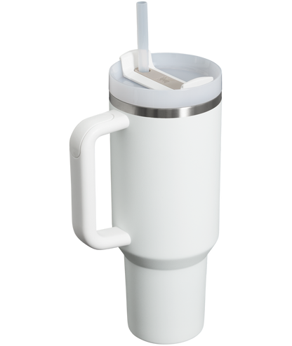 Double-Wall Vacuum The Quencher H2.0 Flowstate Tumbler  | Stanley Create D332L - Double-Wall Vacuum Insulated Travel Tumbler with Straw Detail