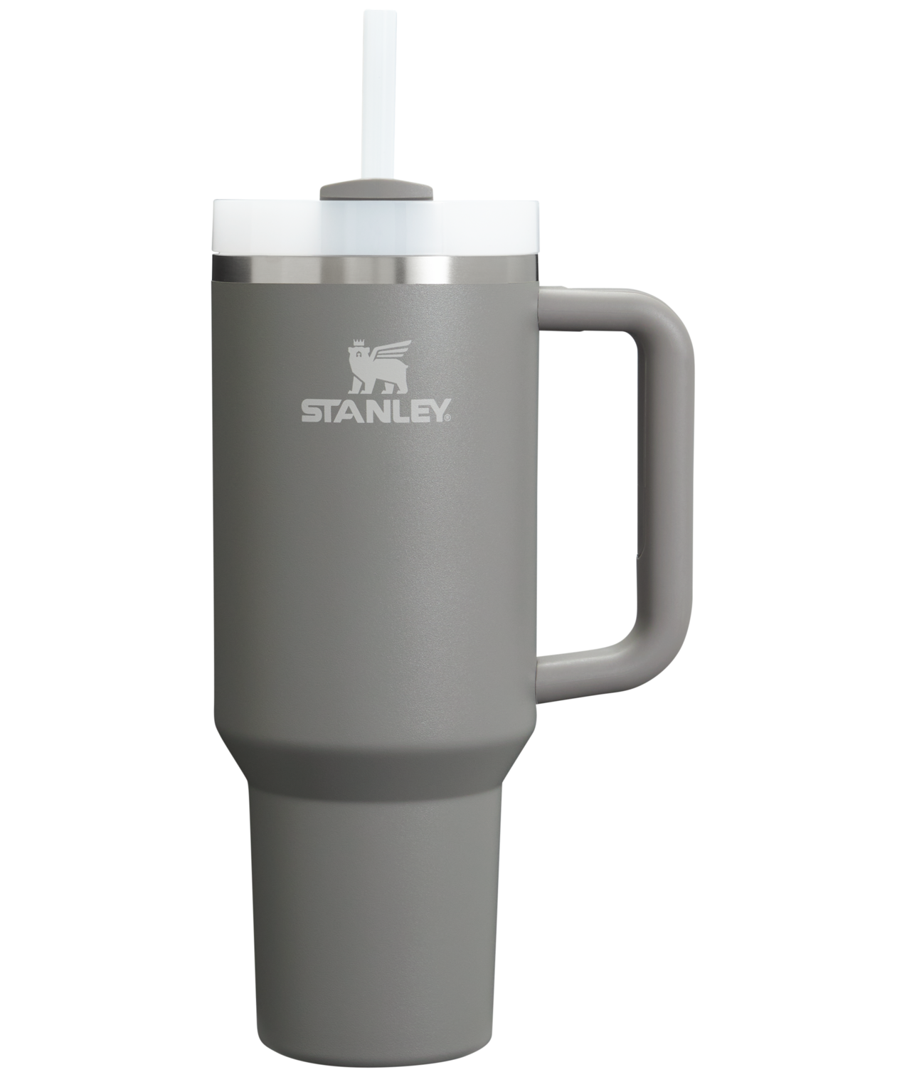 Double-Wall Vacuum The Quencher H2.0 Flowstate Tumbler  | Stanley Create D332L - Double-Wall Vacuum Insulated Travel Tumbler with Straw - Stone