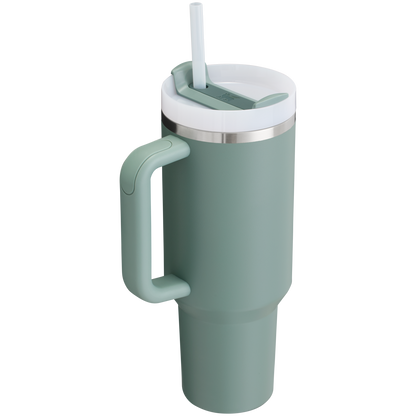 Large Capacity The Quencher H2.0 Flowstate Tumbler D050X - Double-Wall Vacuum Insulated Travel Tumbler with Straw Detail