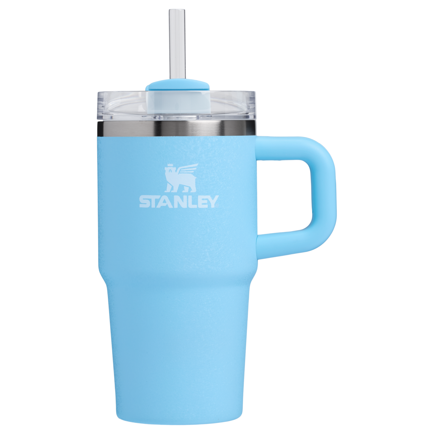 Splash-Resistant FlowState The Quencher H2.O Flowstate Tumbler | Stanley Create D274S - Double-Wall Vacuum Insulated Travel Tumbler with Straw Detail