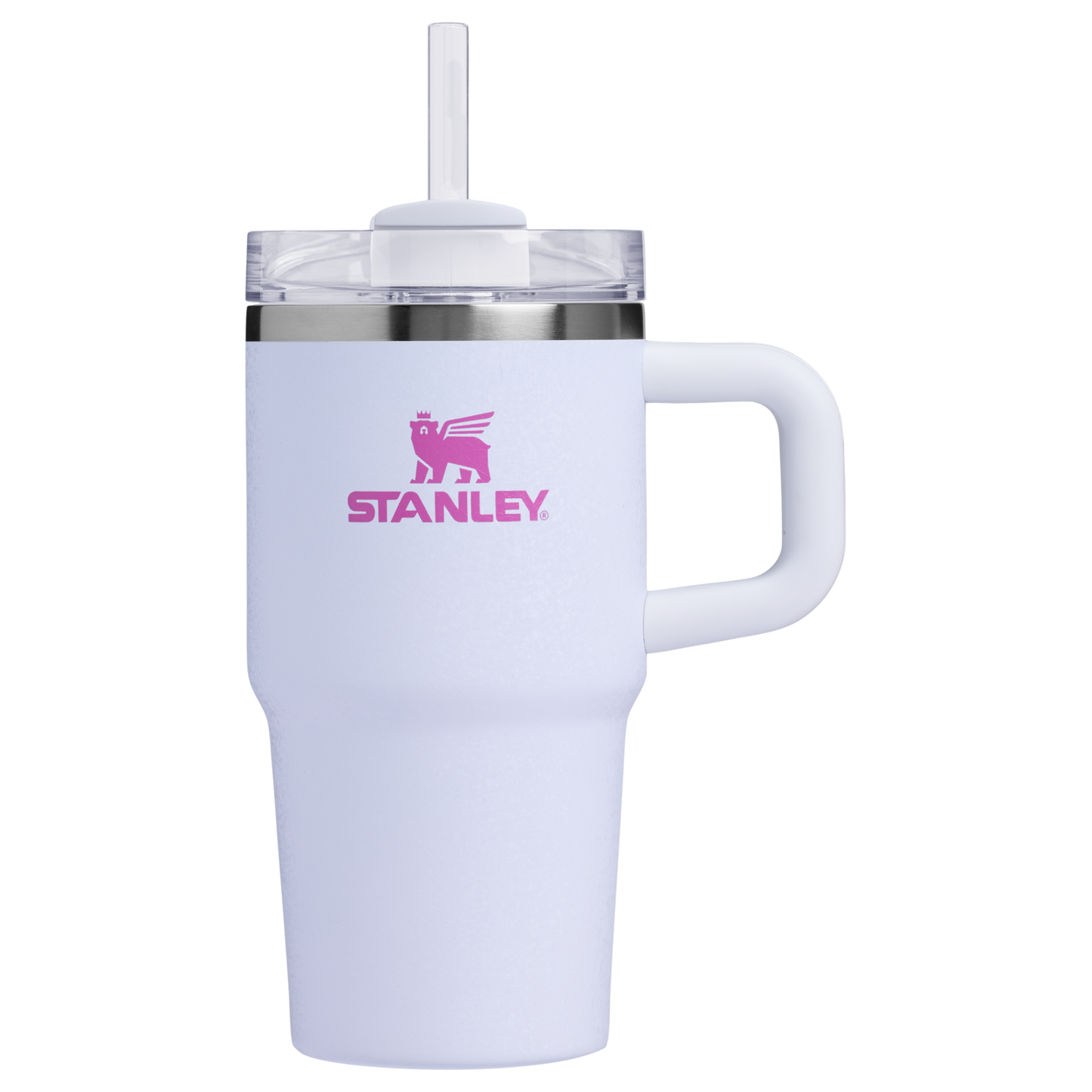 Splash-Resistant FlowState The Quencher H2.O Flowstate Tumbler | Stanley Create D274S - Double-Wall Vacuum Insulated Travel Tumbler with Straw Detail