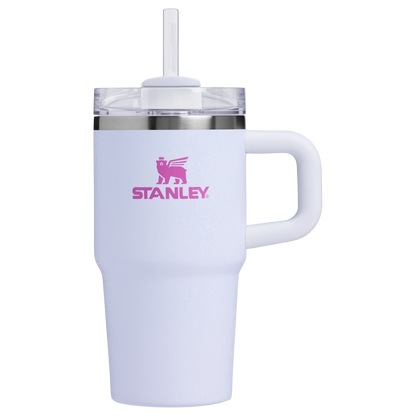 Splash-Resistant FlowState The Quencher H2.O Flowstate Tumbler | Stanley Create D274S - Double-Wall Vacuum Insulated Travel Tumbler with Straw Detail