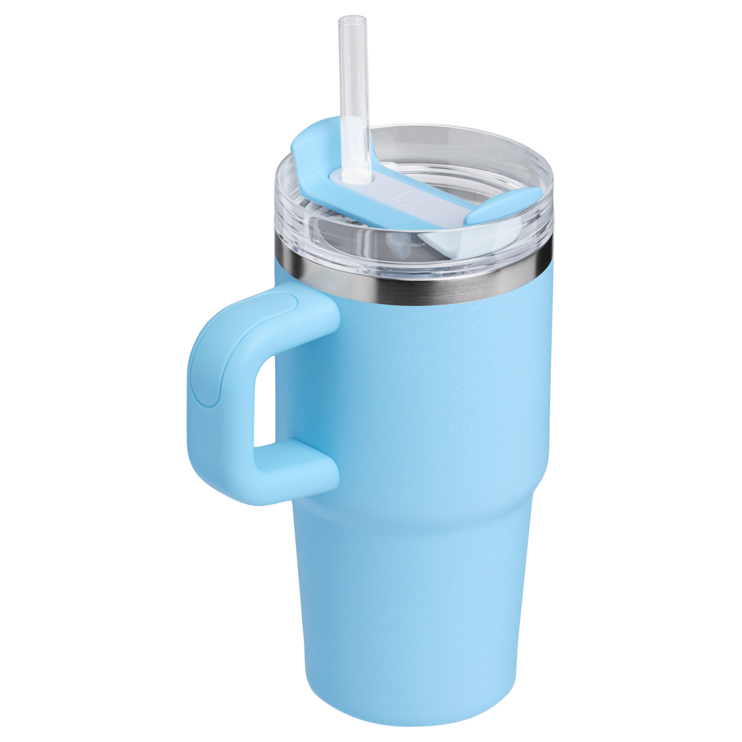 Splash-Resistant FlowState The Quencher H2.O Flowstate Tumbler | Stanley Create D274S - Double-Wall Vacuum Insulated Travel Tumbler with Straw Detail