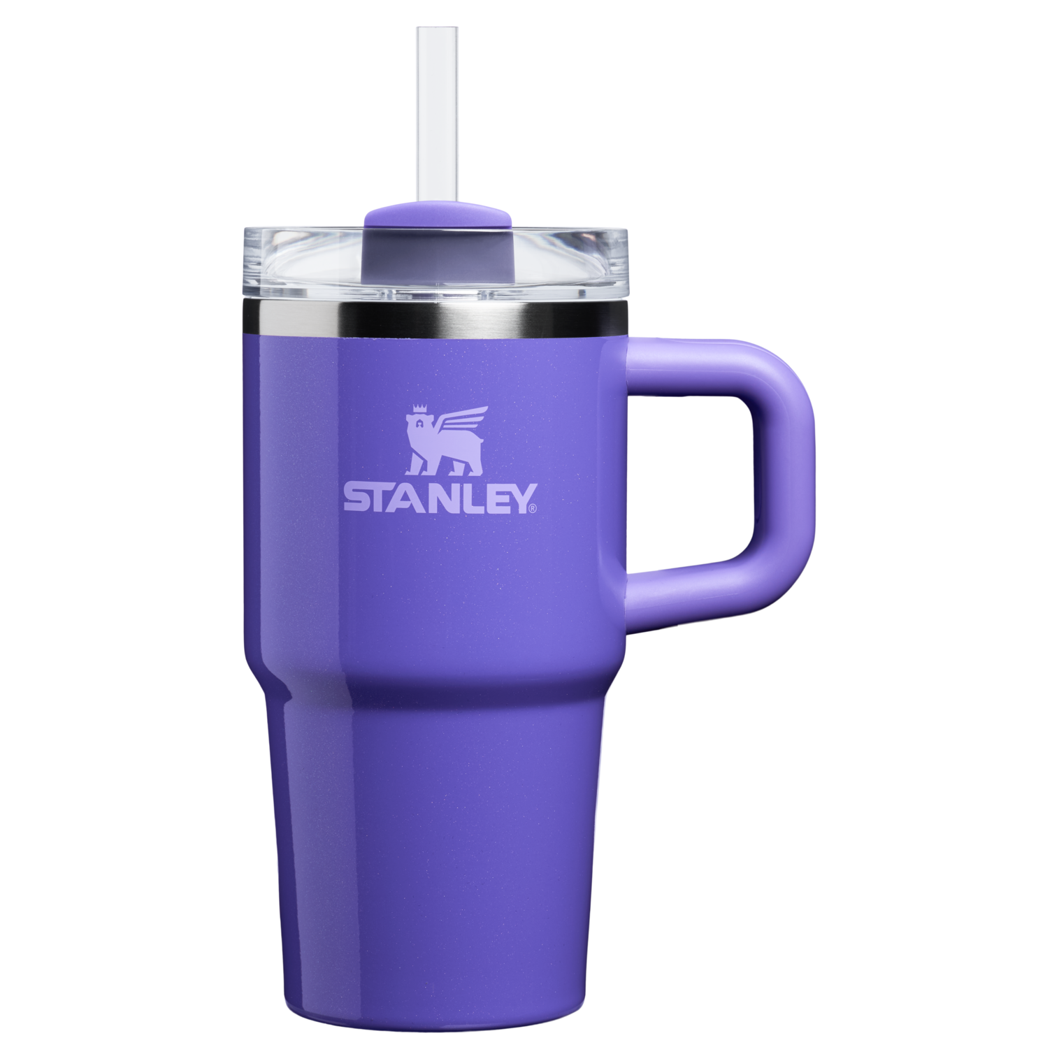 Splash-Resistant FlowState The Quencher H2.O Flowstate Tumbler | Stanley Create D274S - Double-Wall Vacuum Insulated Travel Tumbler with Straw Detail