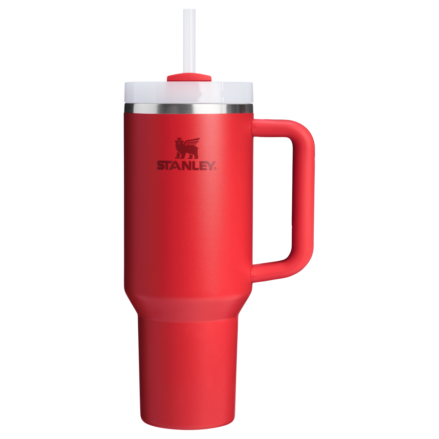 Large Capacity The Quencher H2.0 Flowstate Tumbler D050X - Double-Wall Vacuum Insulated Travel Tumbler with Straw - Chili Red