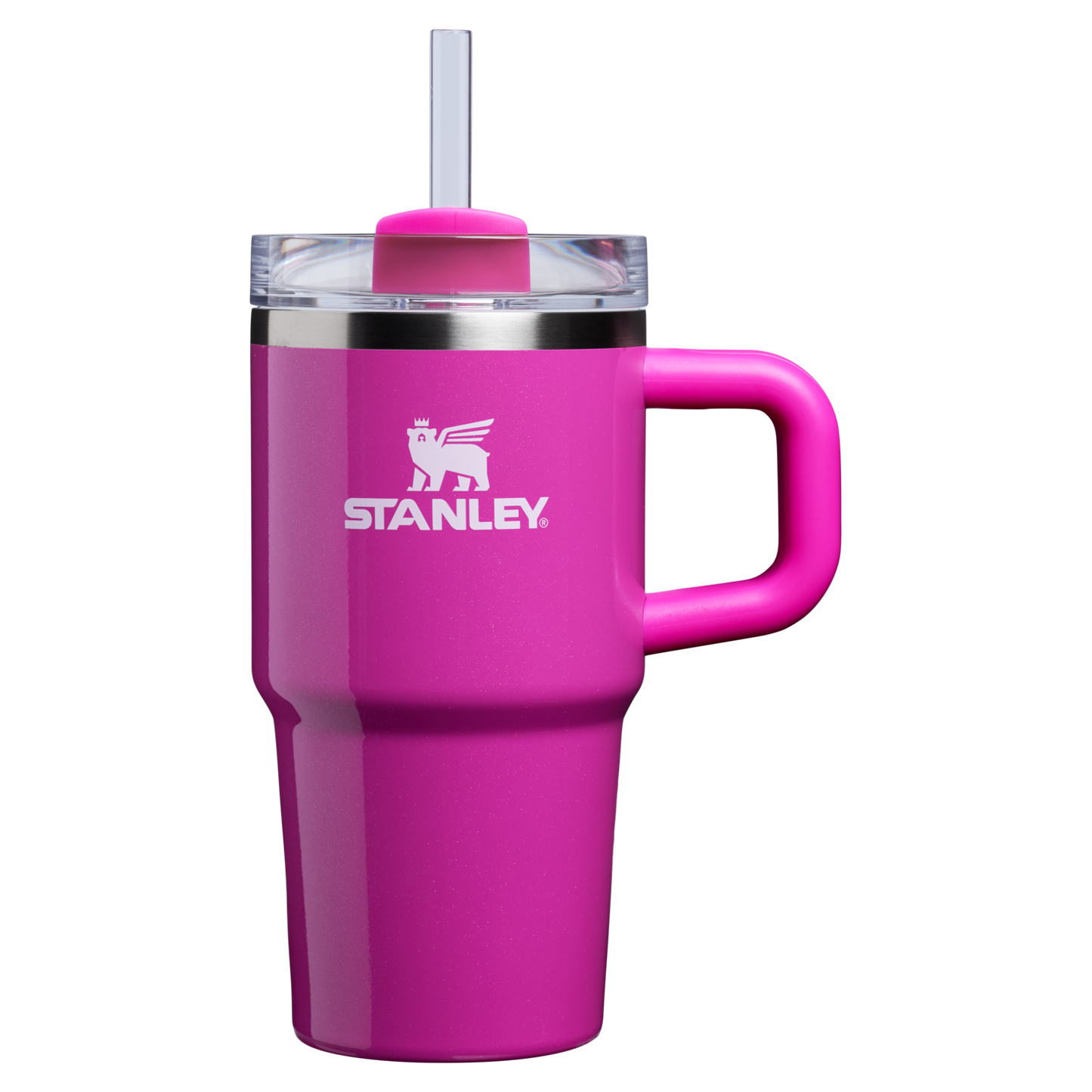 Splash-Resistant FlowState The Quencher H2.O Flowstate Tumbler | Stanley Create D274S - Double-Wall Vacuum Insulated Travel Tumbler with Straw Detail