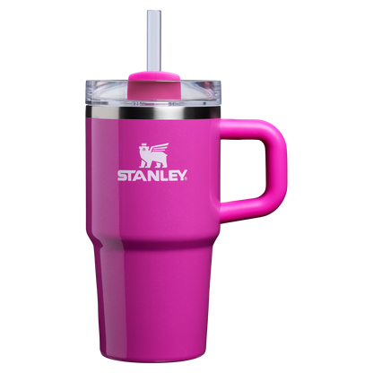 Splash-Resistant FlowState The Quencher H2.O Flowstate Tumbler | Stanley Create D274S - Double-Wall Vacuum Insulated Travel Tumbler with Straw Detail