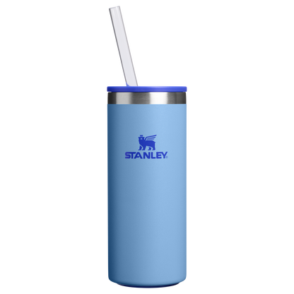 Heavy-Duty Tote The Everyday Slim Can Cooler Cup | Stanley Create D300G - Leak-Proof Insulated Mini Cooler Bag for Lunch - Blue Sky