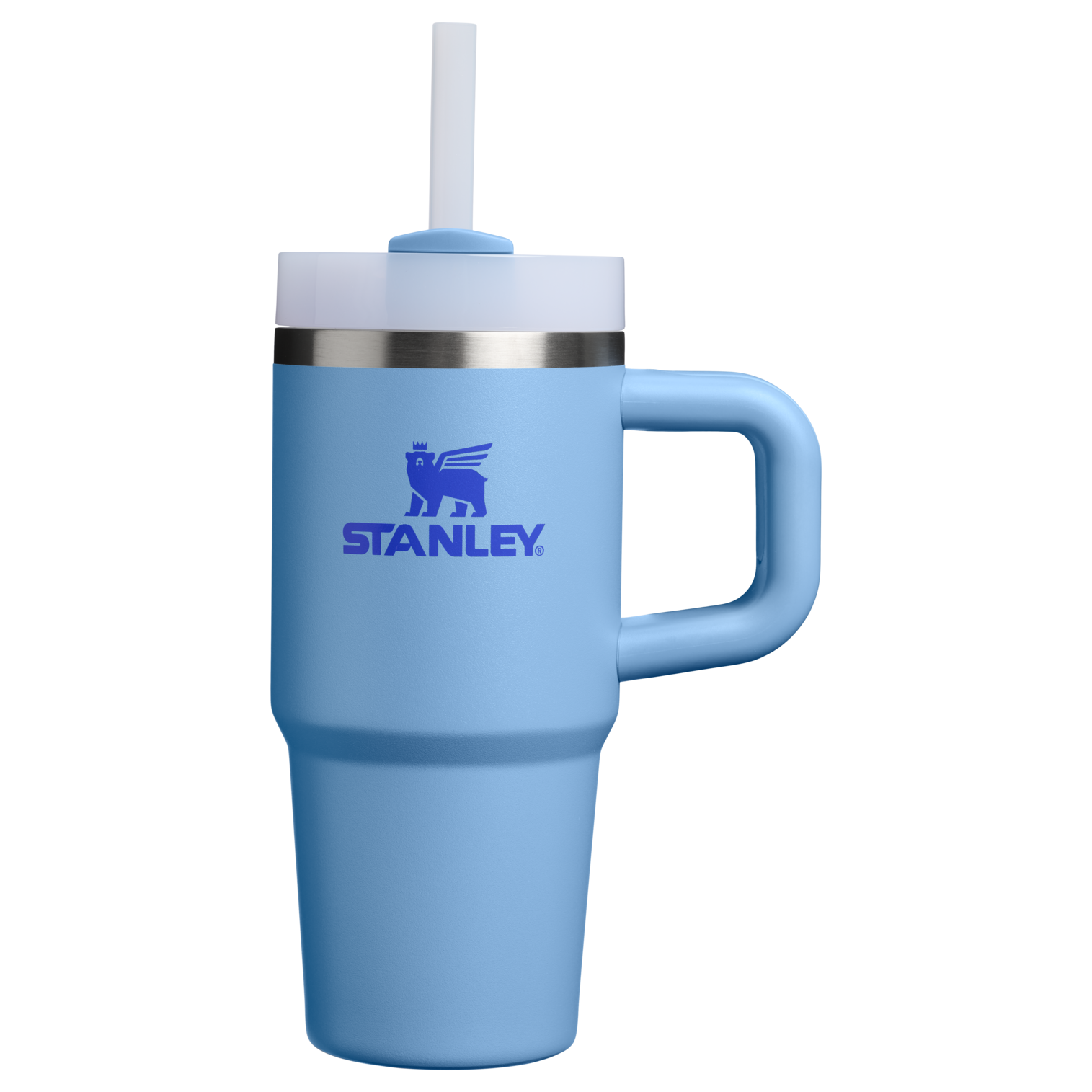 Double-Wall Vacuum The Quencher H2.O Flowstate Tumbler D068Z - Double-Wall Vacuum Insulated Travel Tumbler with Straw - Blue Sky