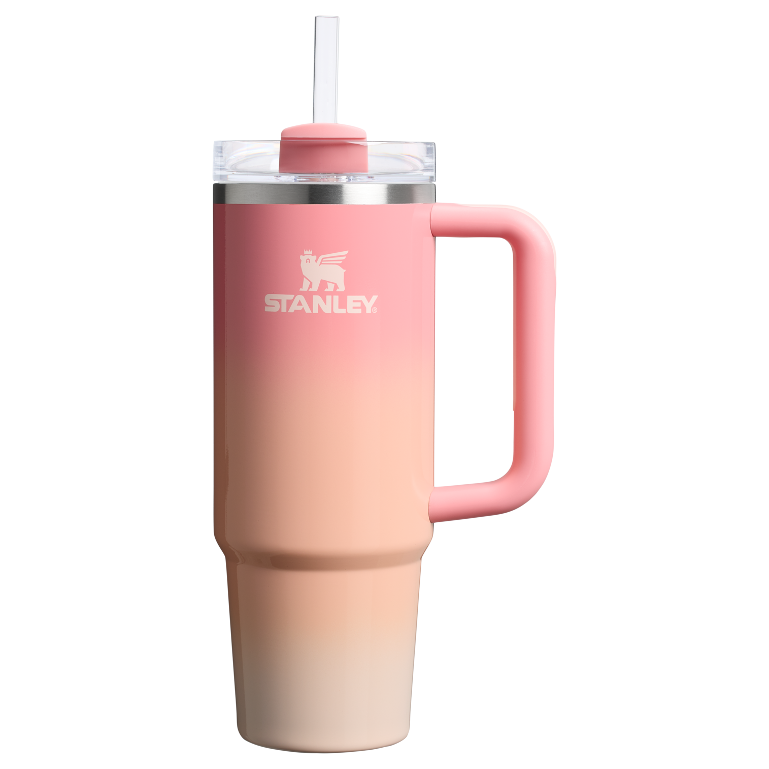Splash-Resistant FlowState The Quencher H2.0 Flowstate Tumbler D051L - Double-Wall Vacuum Insulated Travel Tumbler with Straw Detail