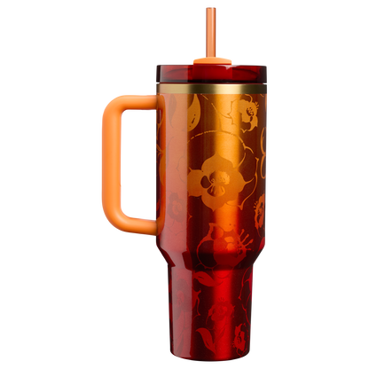 Car-Cup Friendly The Stanley 1913 x Karol G Quencher H2.0 Flowstate Tumbler D275T - 40oz Large Capacity Car-Cup Friendly Quencher Detail