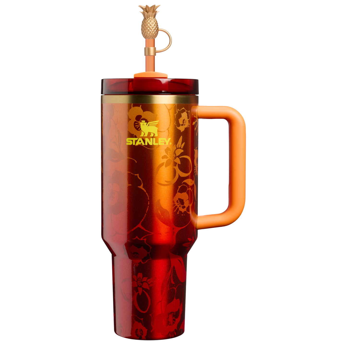 Car-Cup Friendly The Stanley 1913 x Karol G Quencher H2.0 Flowstate Tumbler D275T - 40oz Large Capacity Car-Cup Friendly Quencher - 40oz | KAROL G FLOR