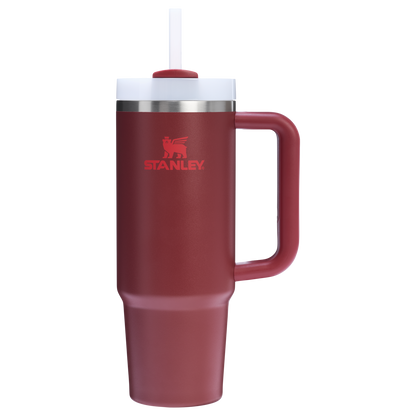 Splash-Resistant FlowState The Quencher H2.0 Flowstate Tumbler D051L - Double-Wall Vacuum Insulated Travel Tumbler with Straw Detail