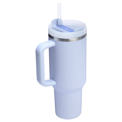 Double-Wall Vacuum The Quencher H2.0 Flowstate Tumbler  | Stanley Create D332L - Double-Wall Vacuum Insulated Travel Tumbler with Straw Detail